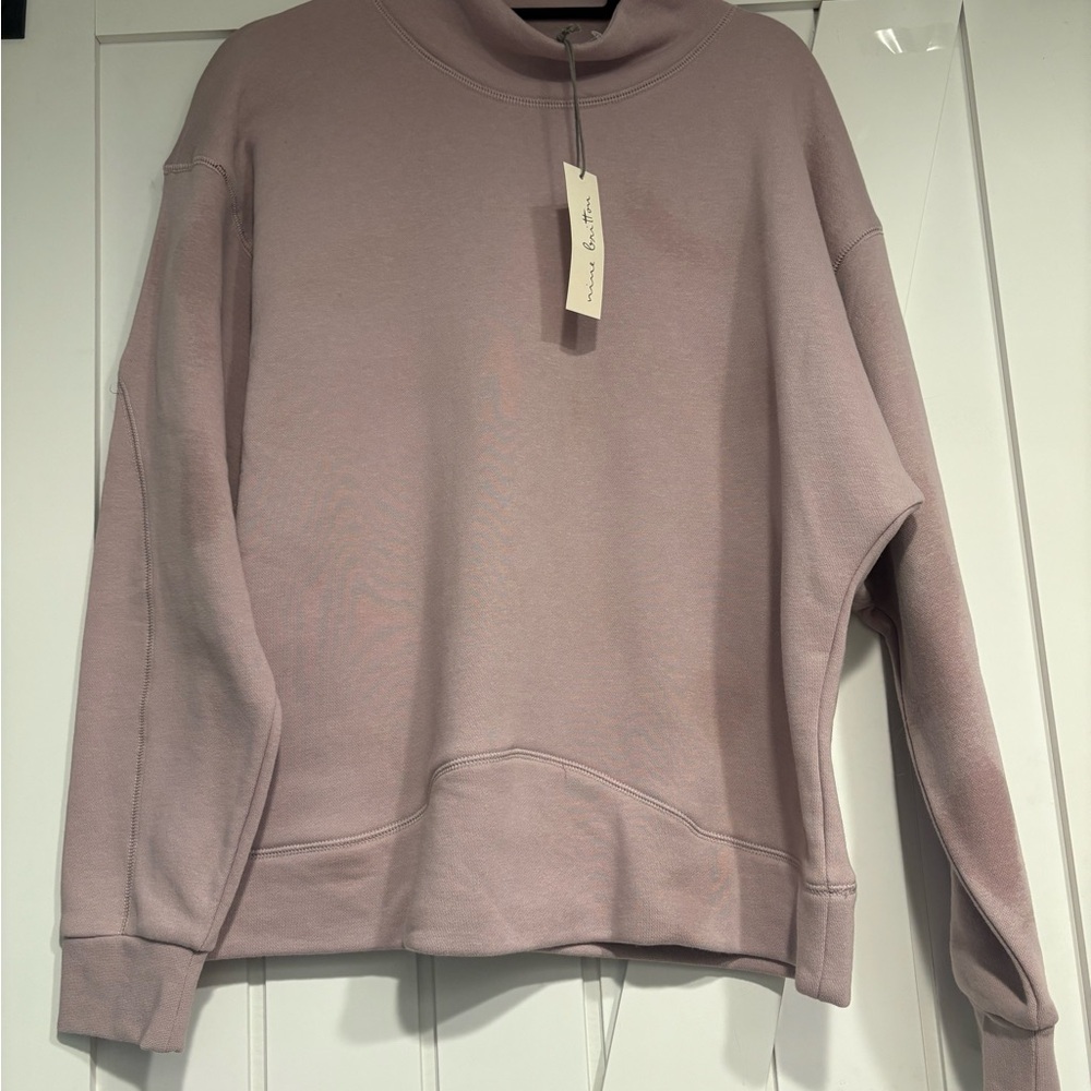 NWT. Nine Britton Mock Neck Sweatshirt